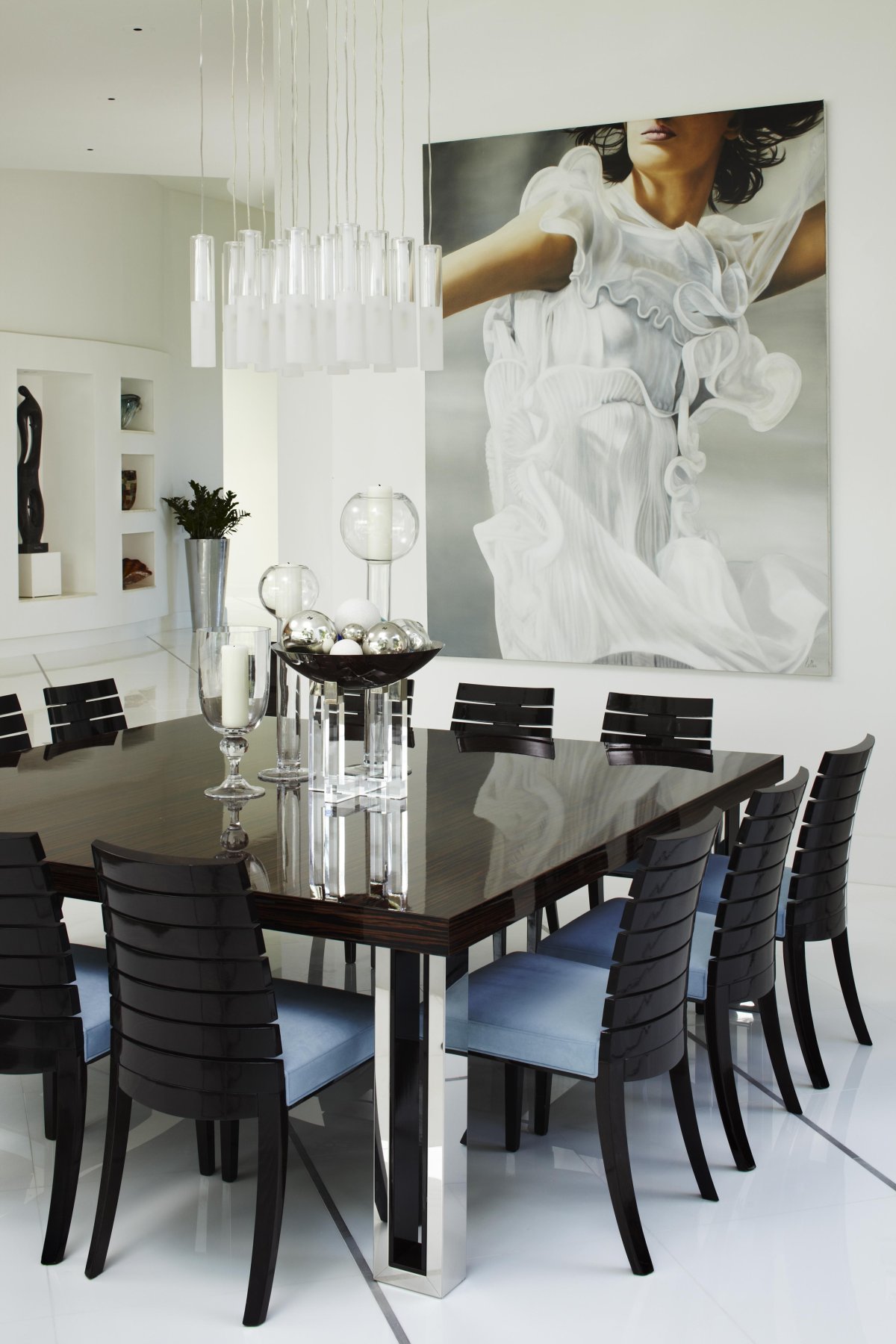 Черный стол на кухне дизайн интерьера