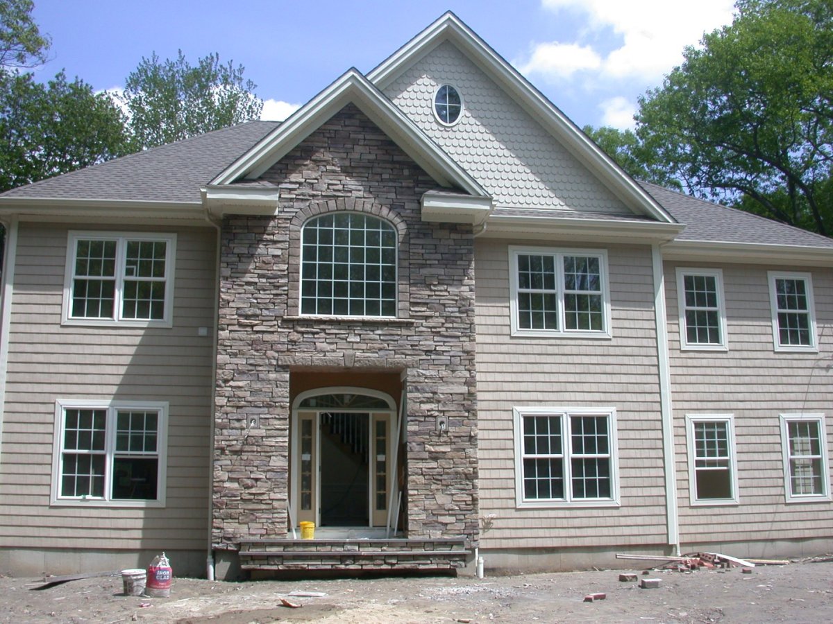 Фиброцементный сайдинг под камень