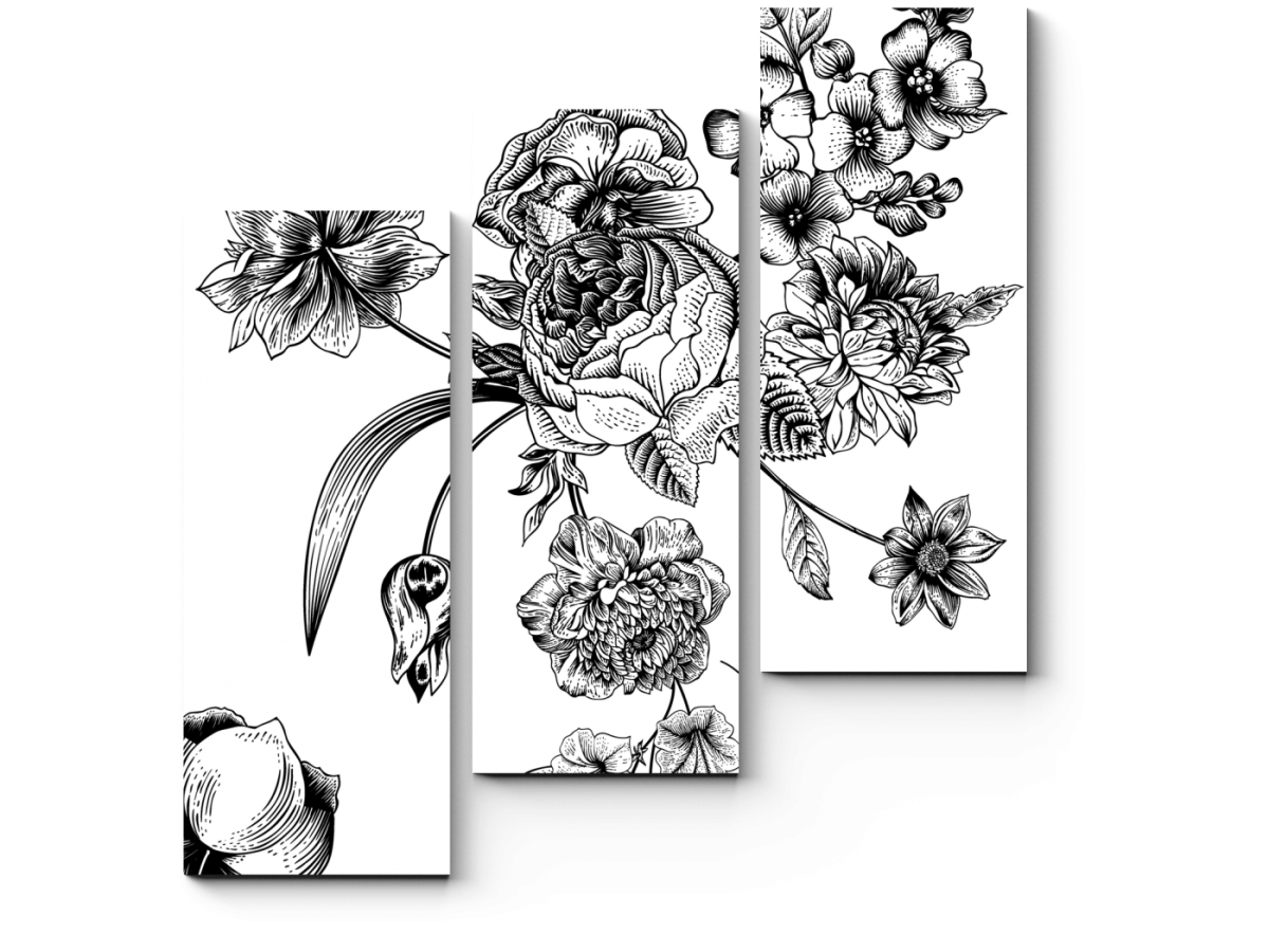 Графичные картины для интерьера