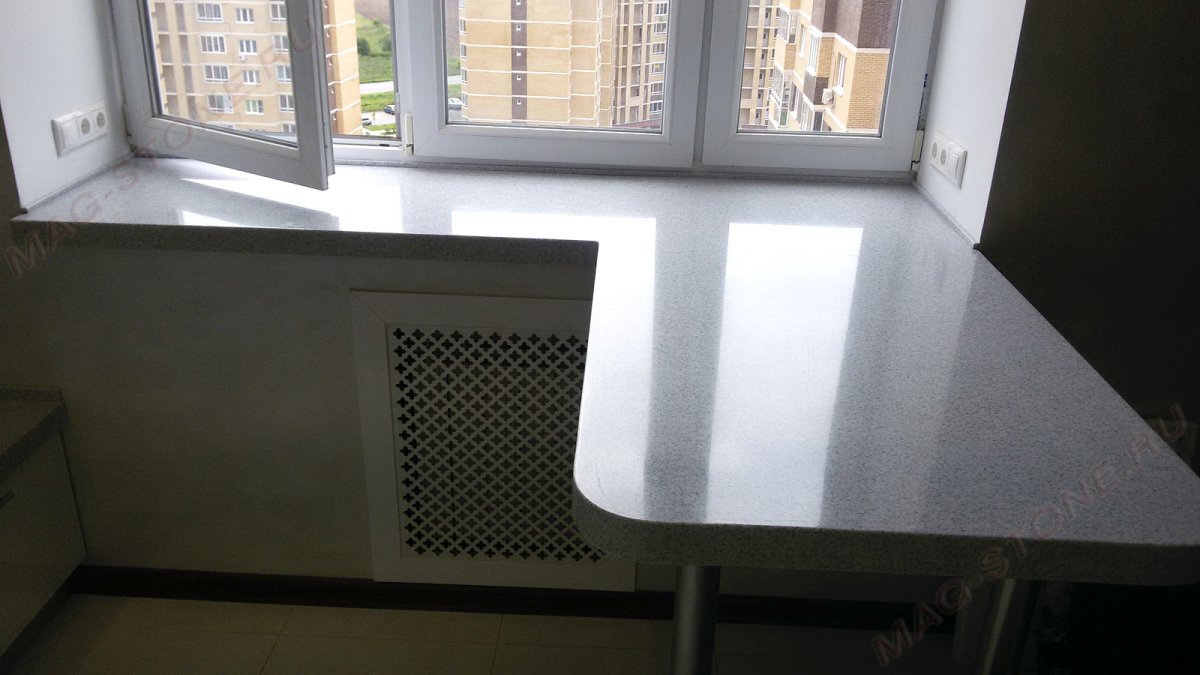 Подоконник из столешницы