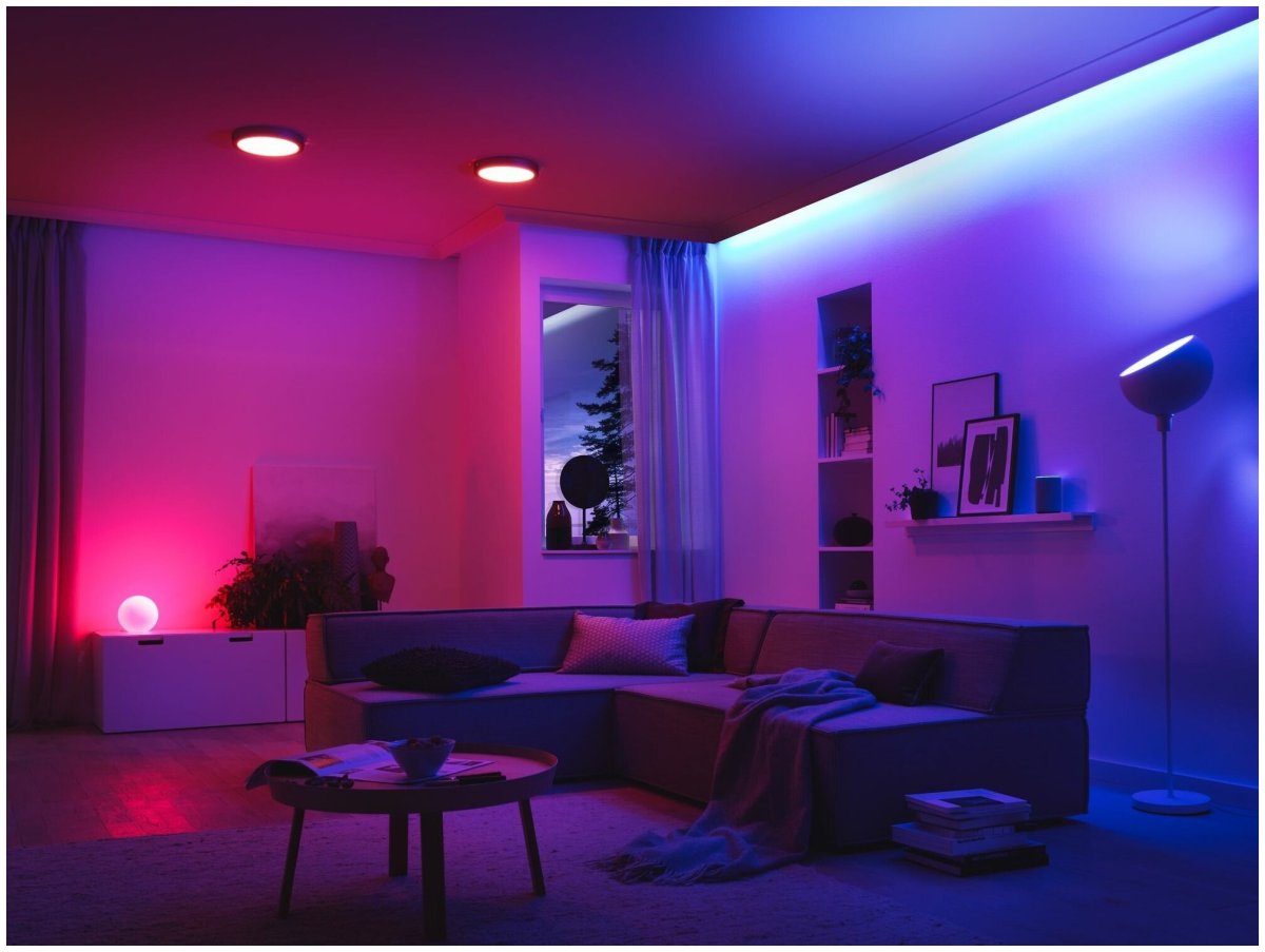 Розовая подсветка