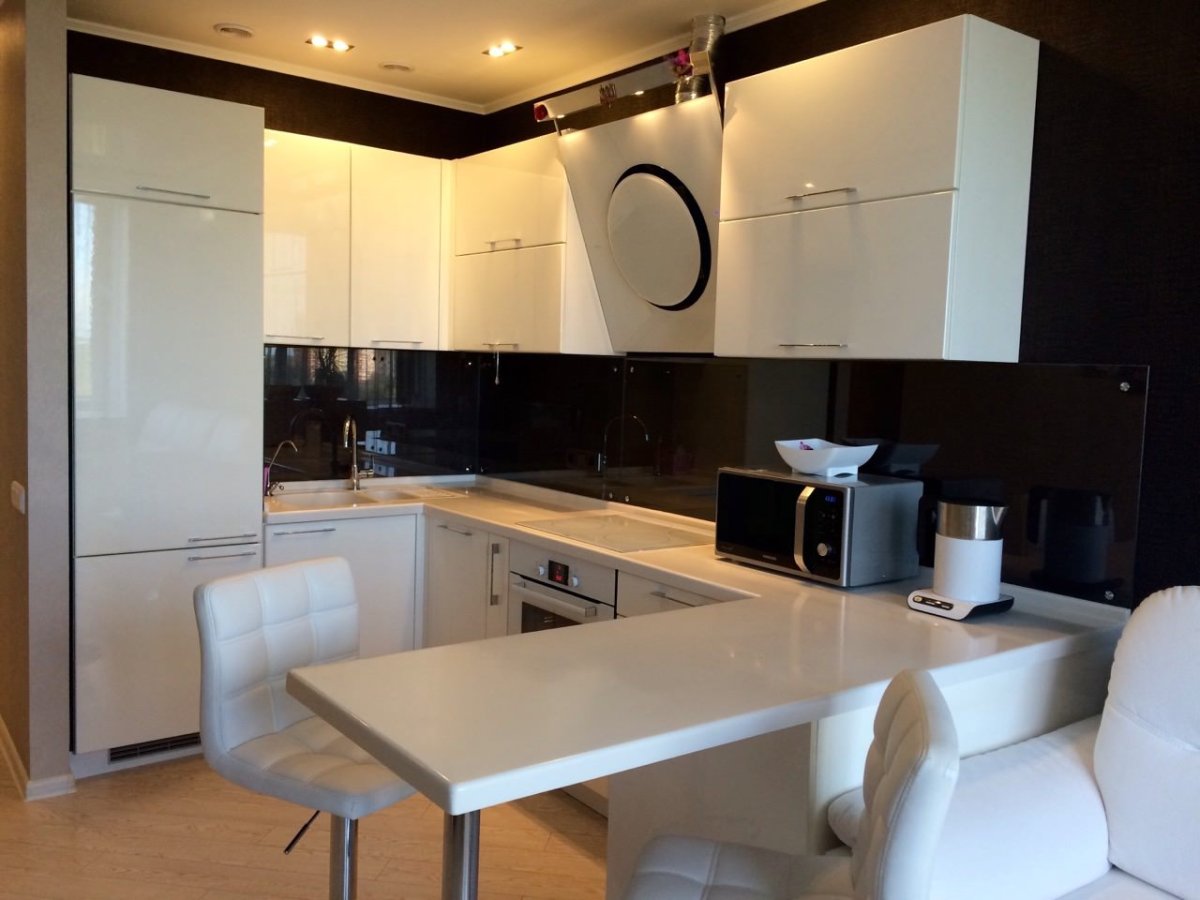 Угловая кухня Минимализм