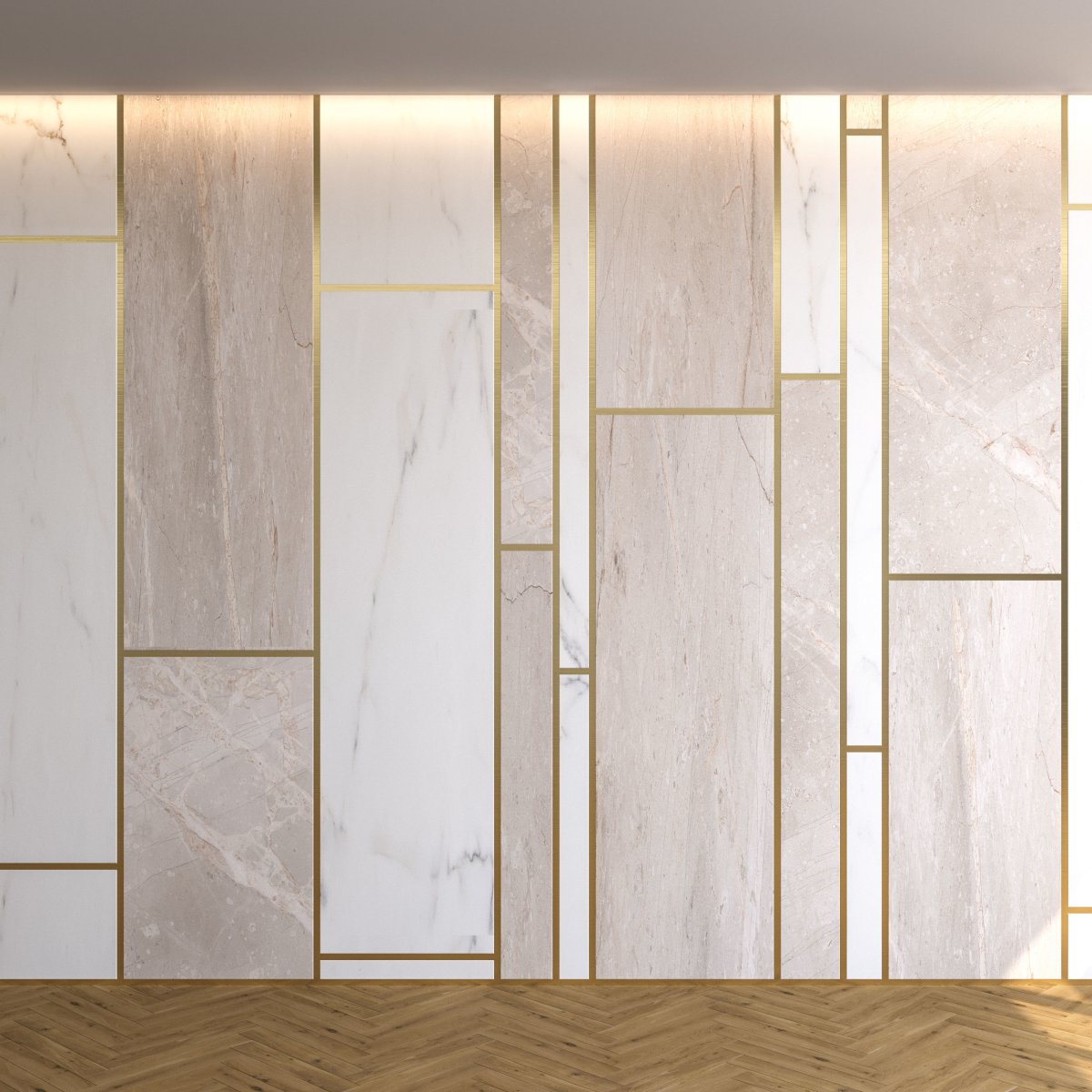 Панели под мрамор для внутренней отделки стен