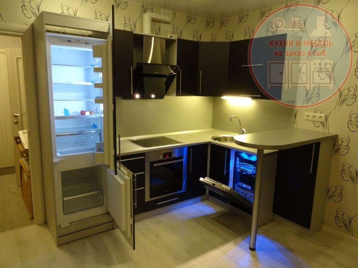 Кухонный гарнитур для студии 25 кв.м