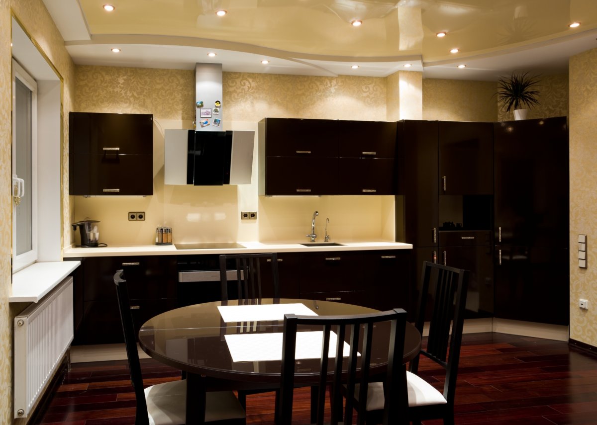 Маленькие кухни в студии