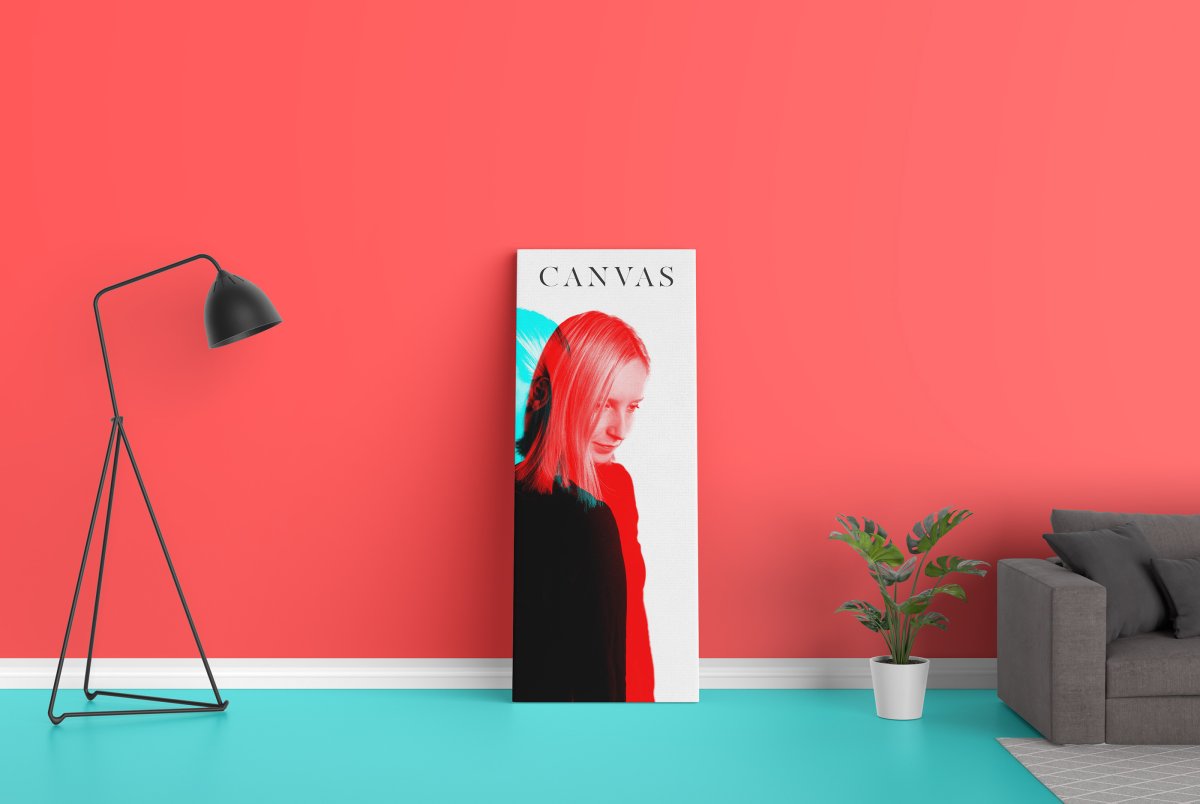 Мокап картина в интерьере