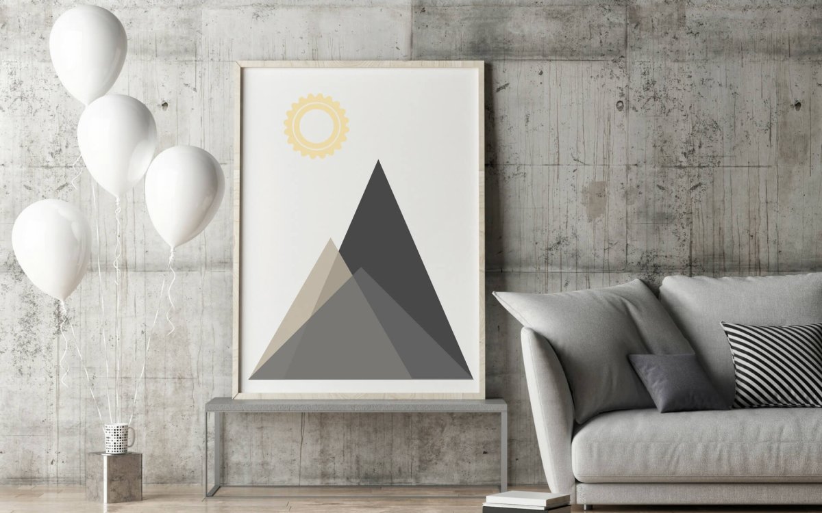 Мокапы постеров в интерьере