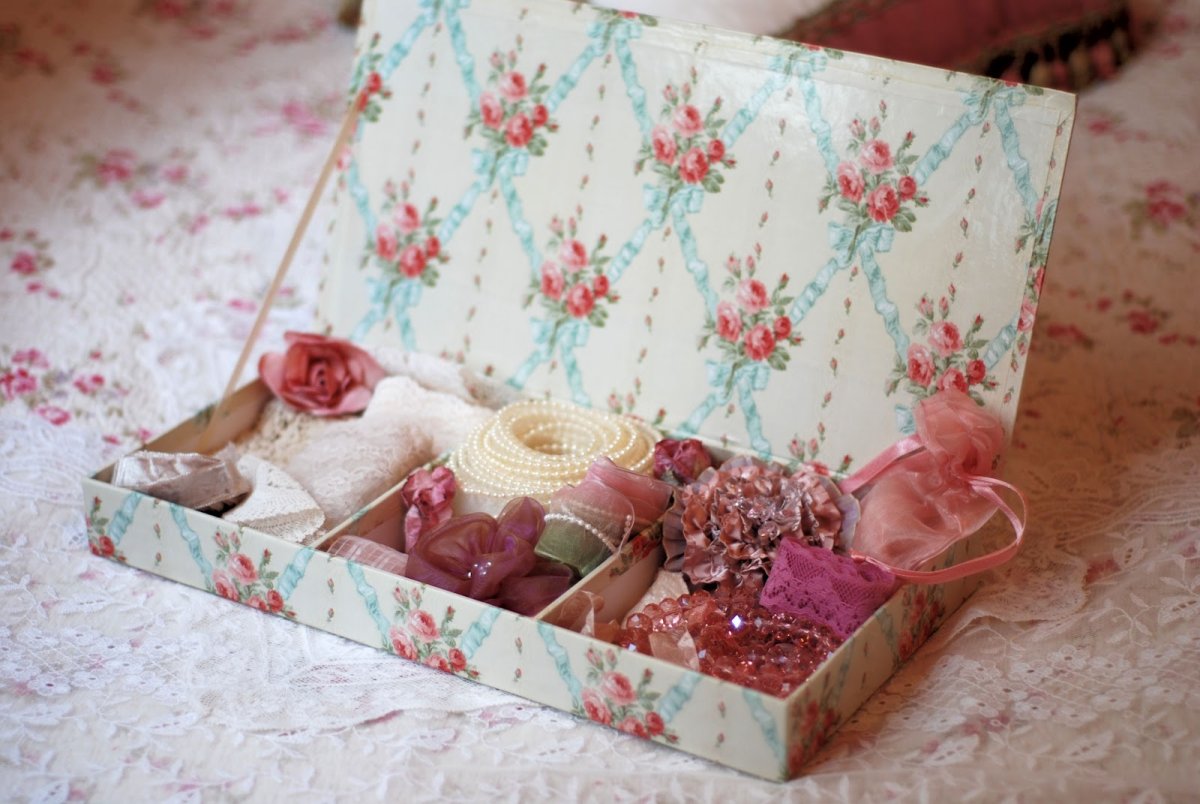 "Valiant" Lavande набор коробов 2шт. 28х38х31см