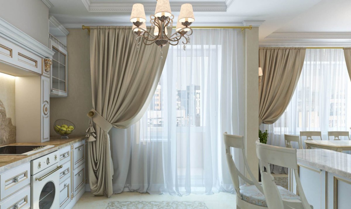 Шторы бархат шампань