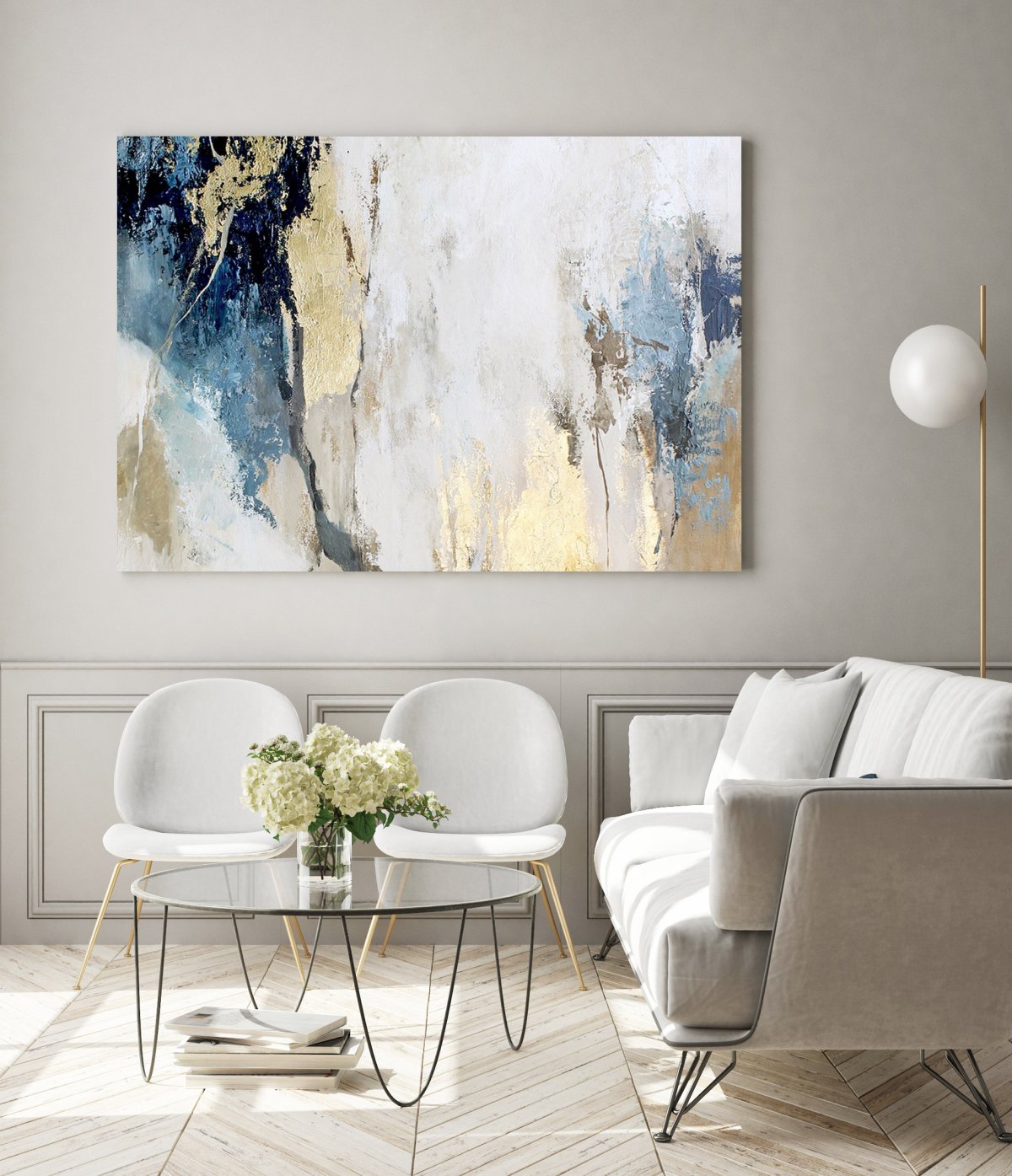 Интерьерная живопись акрилом абстракция