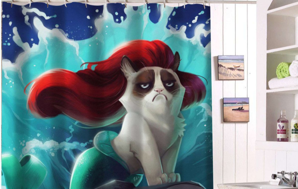 Шторы с кошками