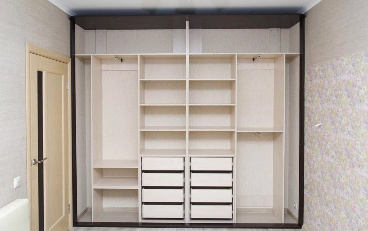 Встроенный шкаф купе проект