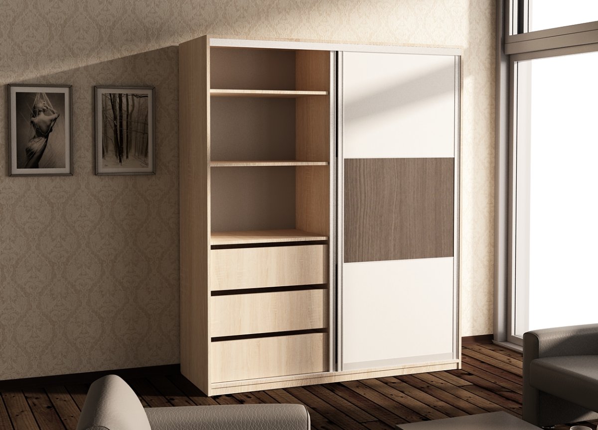 Шкаф-купе "декор MC-4"