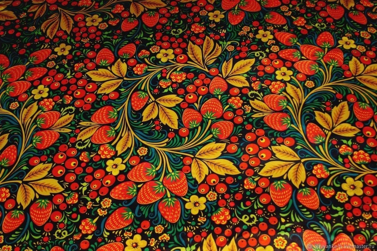 Хохлома фон