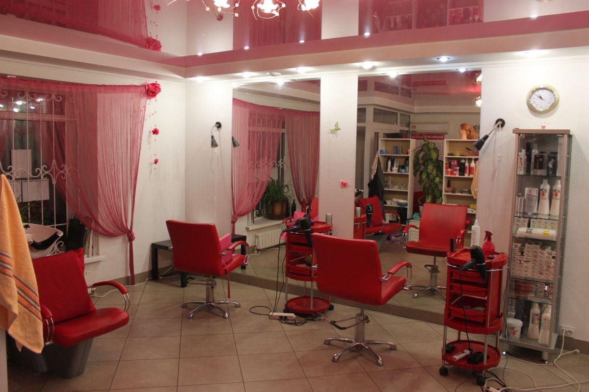 Шторы для парикмахерской