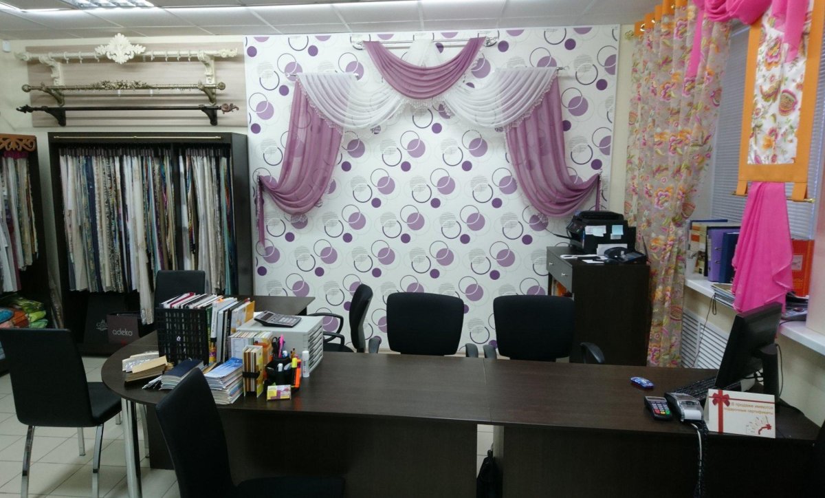 Шторы для парикмахерской