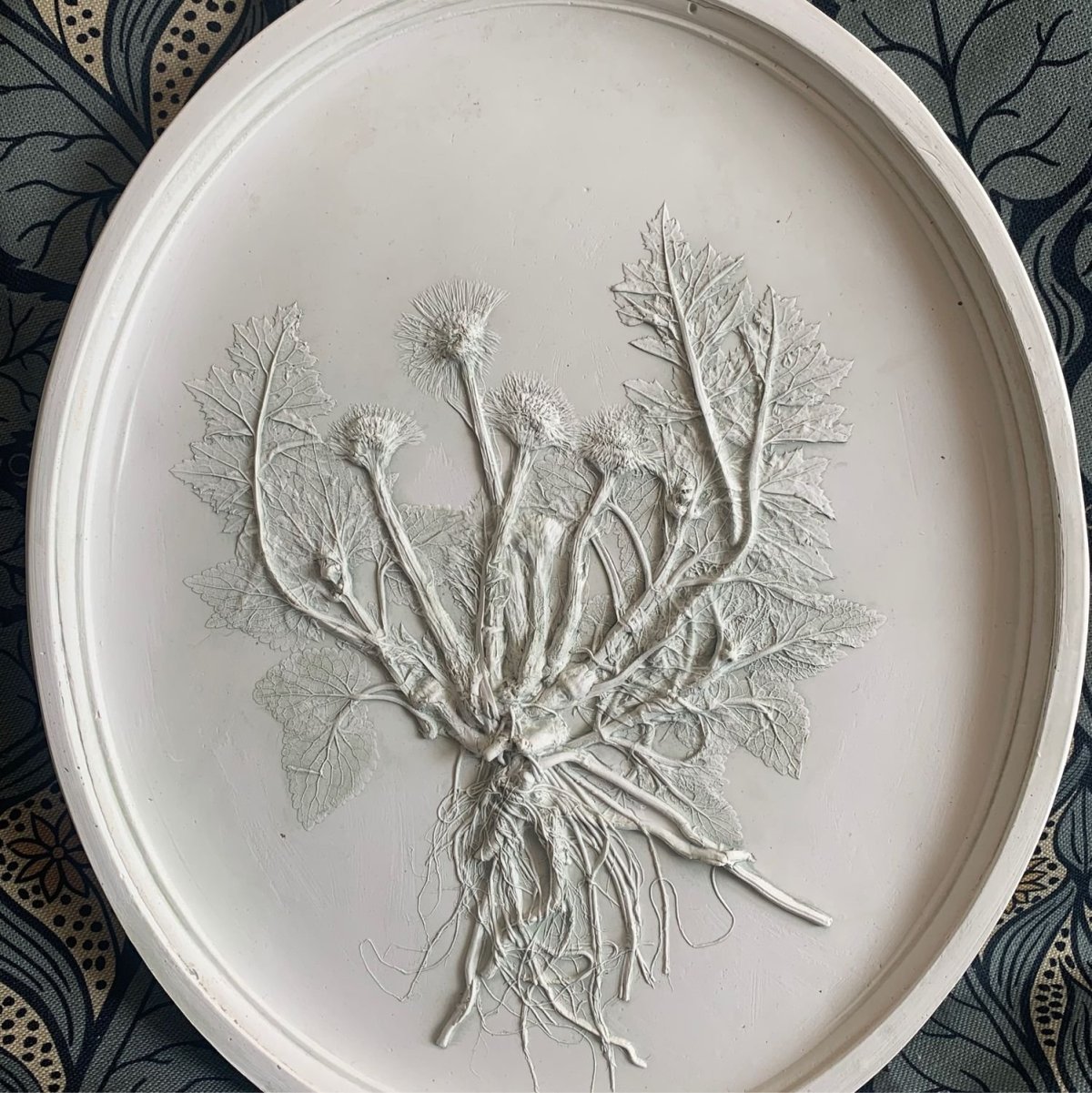 Ботанический барельеф Веджвуд