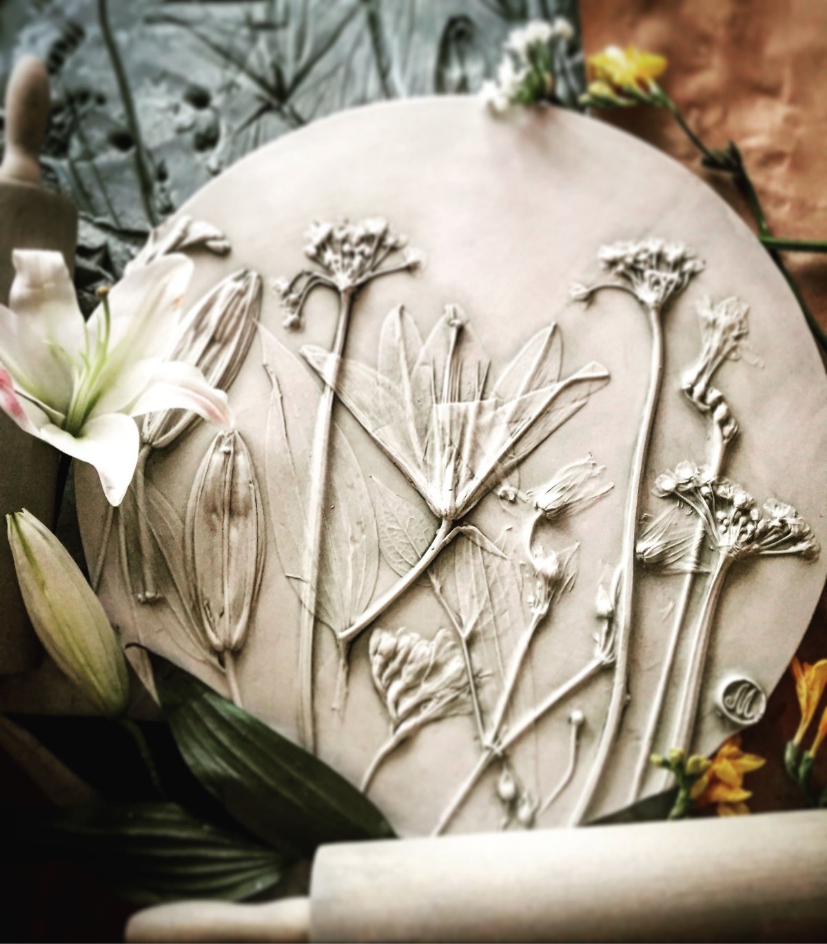 Ботанический барельеф