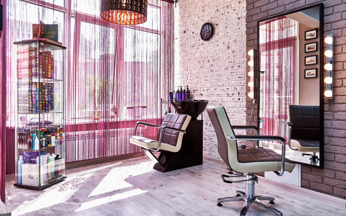 Интерьер салона штор