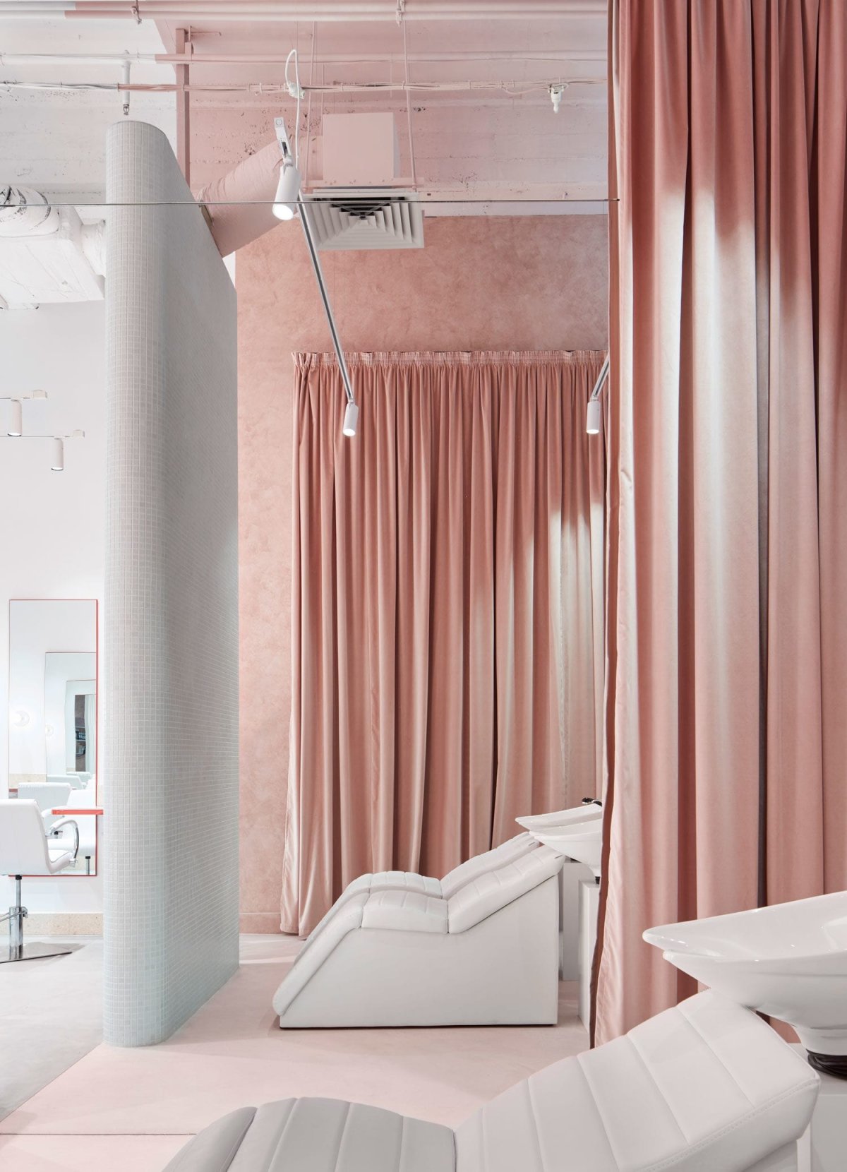 Шторы для парикмахерской