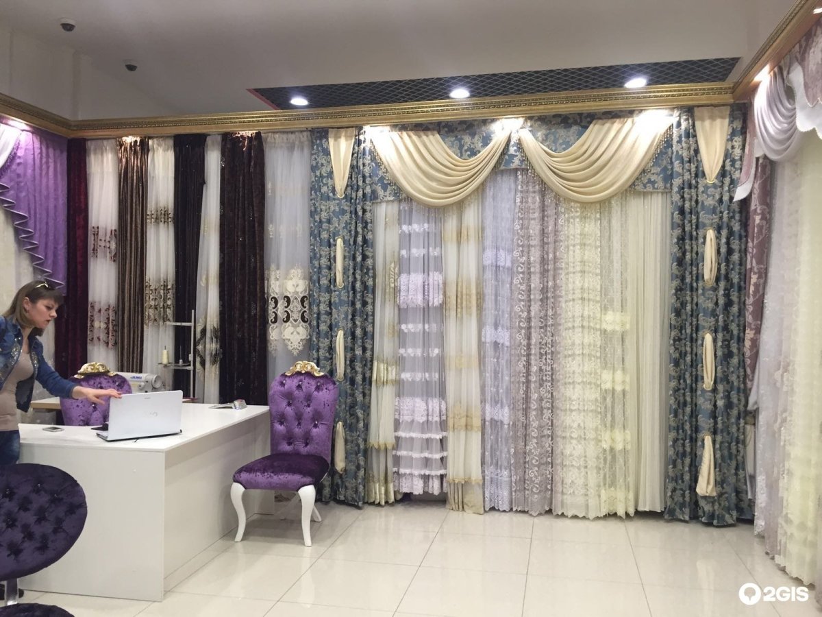 Интерьер салона штор