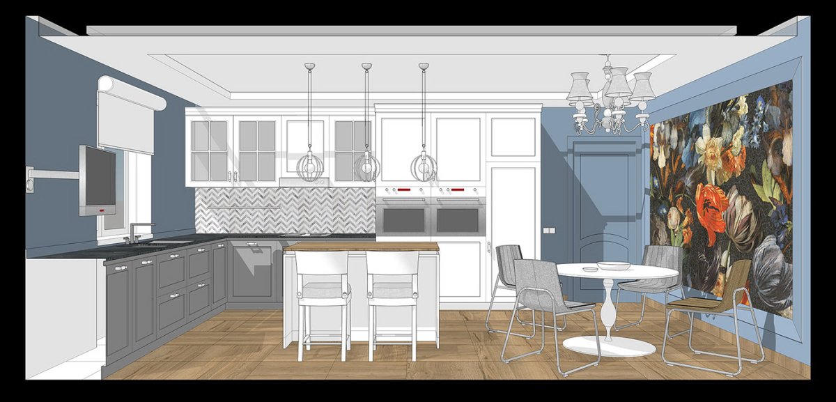 Скетч в скетчапе