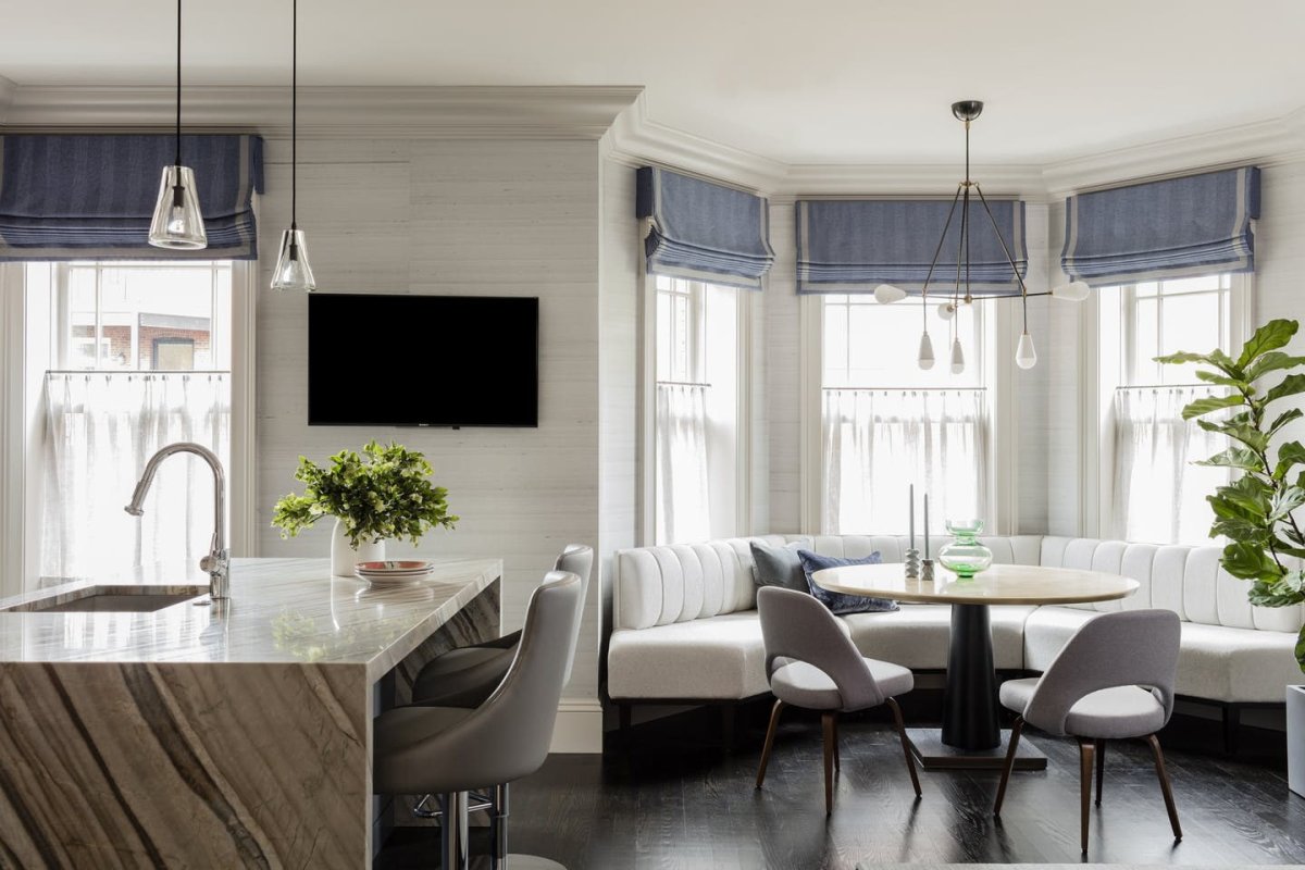 Римские шторы в классическом стиле