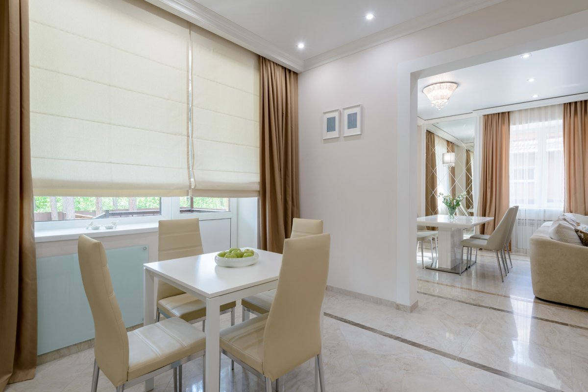 Шторы на кухню Минимализм