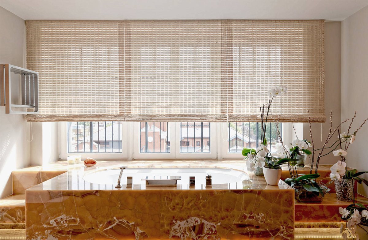 Римская штора в интерьере