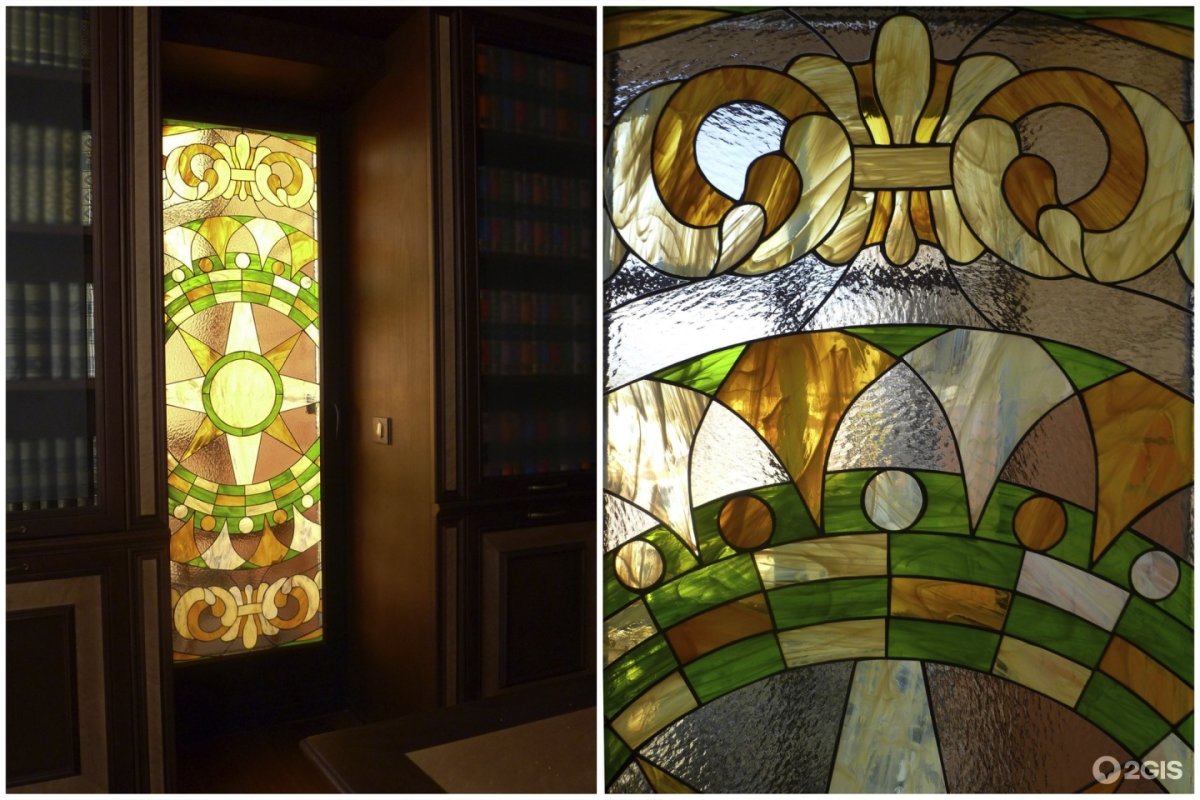 Витраж в ванной