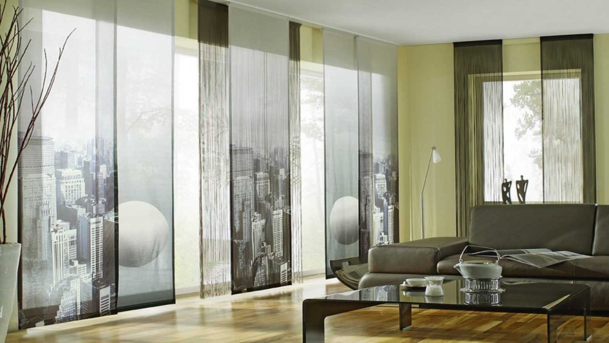 Японские панели в детскую шторы