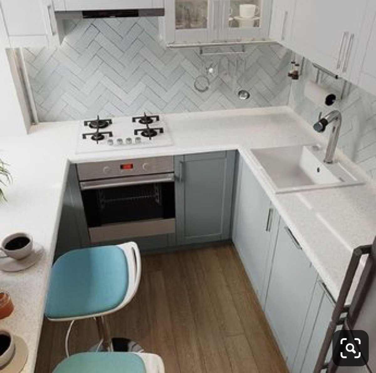 Икеа хрущевка кухня 5м