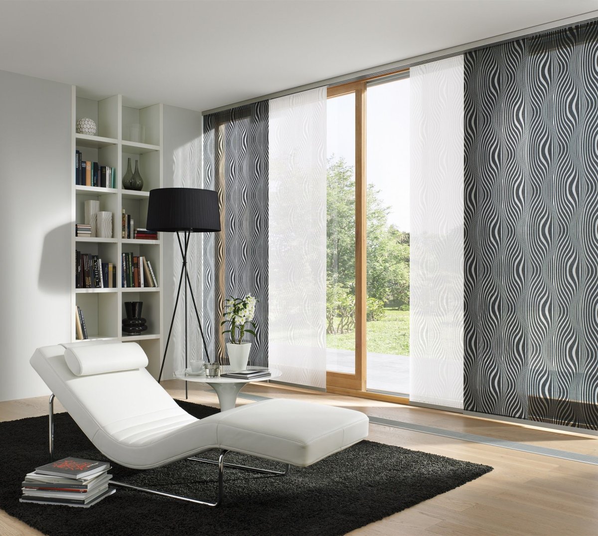 Японские шторы для гостинны