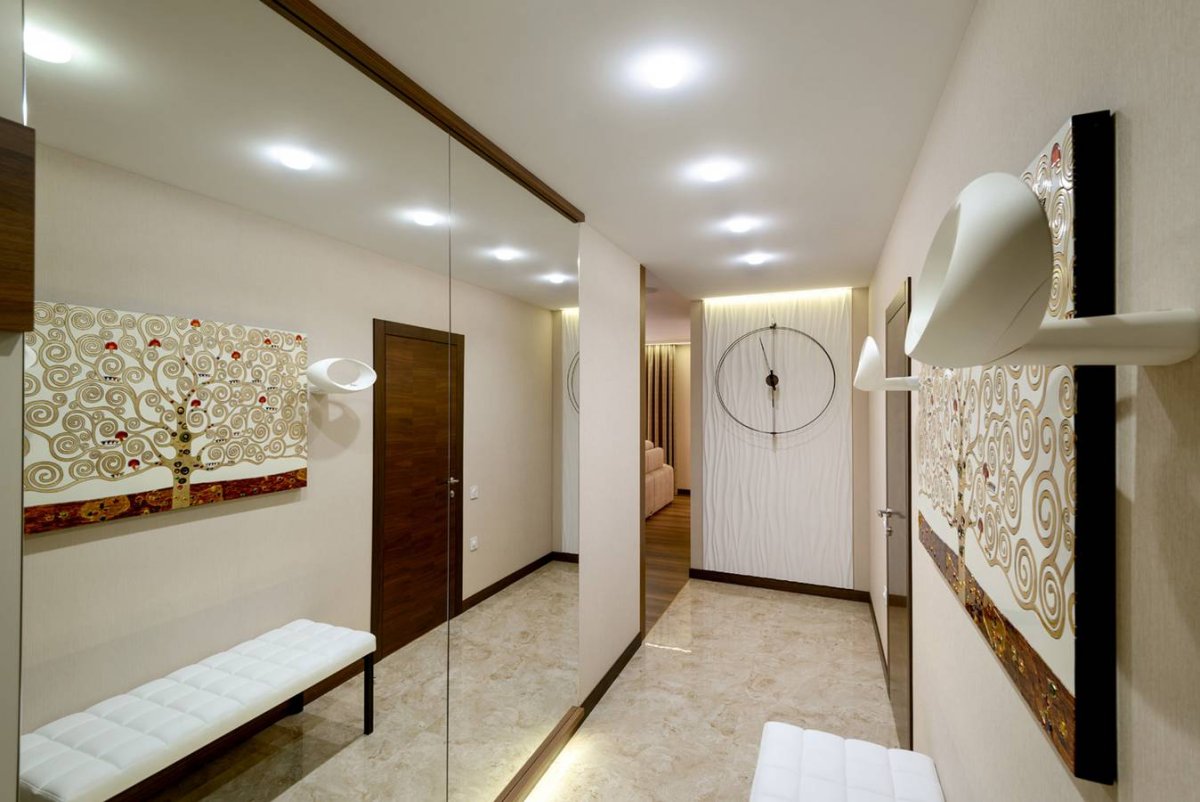 Встраиваемые светильники в интерьере