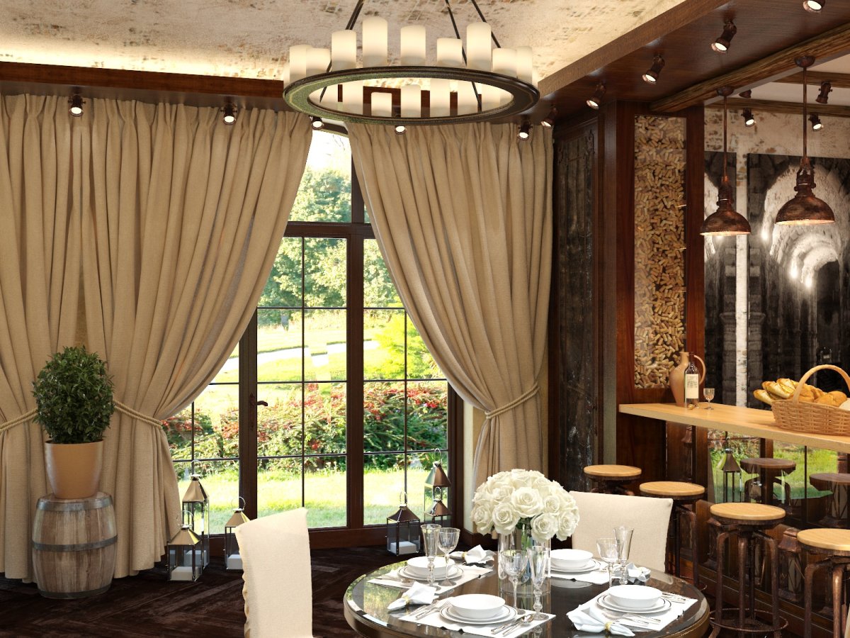 Кафе в стиле Кантри