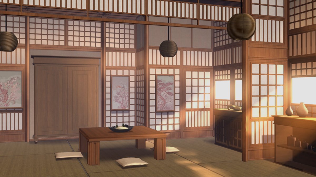 Древнеяпонский интерьер