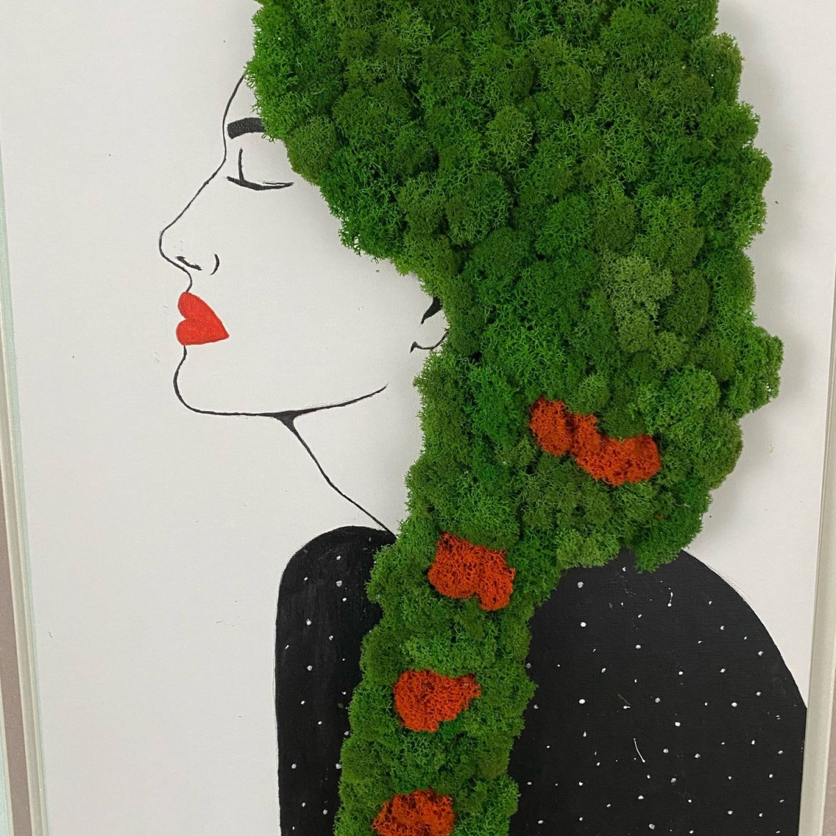 Креативные картины из мха