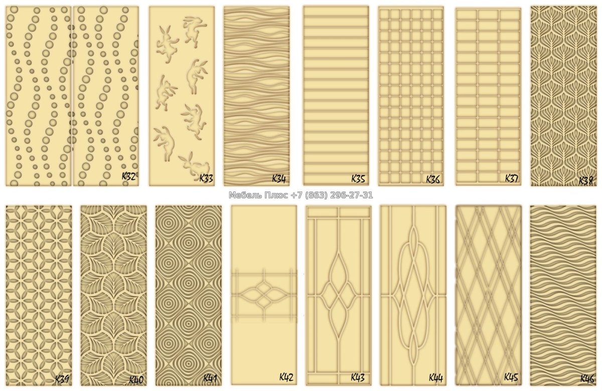 Фрезеровка фасадов р3