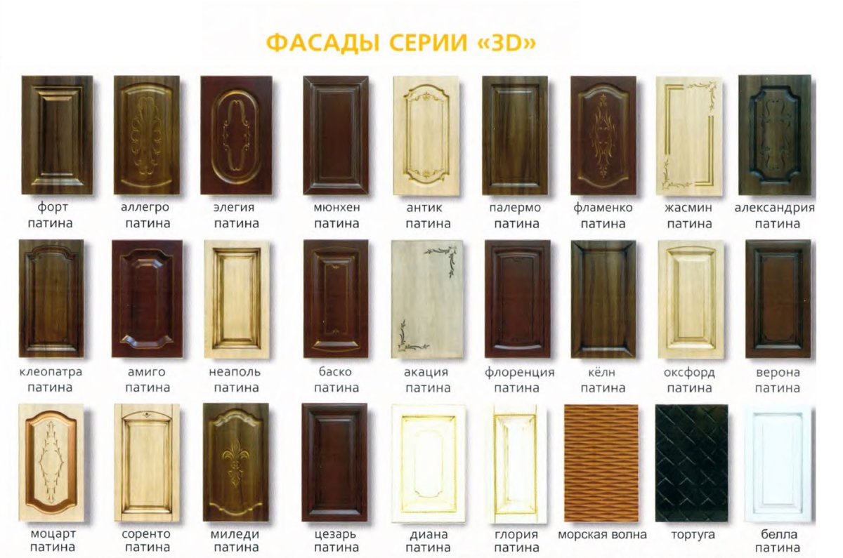 Кухня с фрезеровкой фасадов Вега