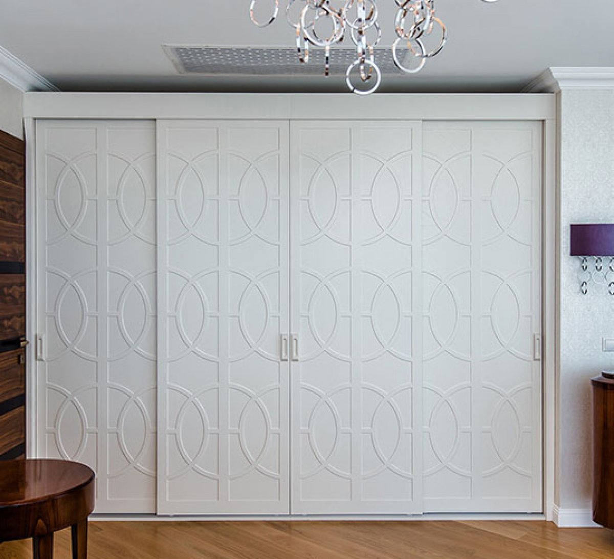 Шкаф купе с фрезеровкой