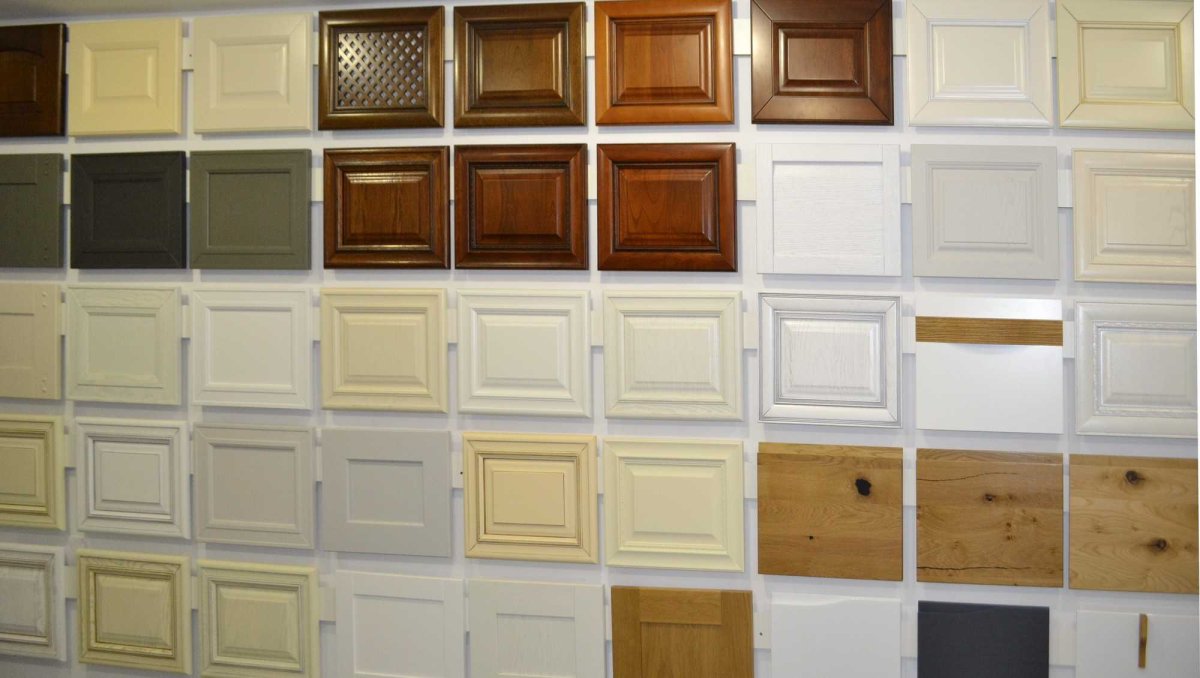 Кухня фасады в квадратик