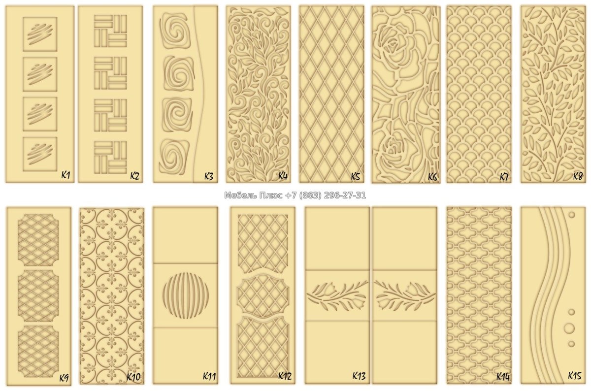 Встроенные шкафы с распашными дверями