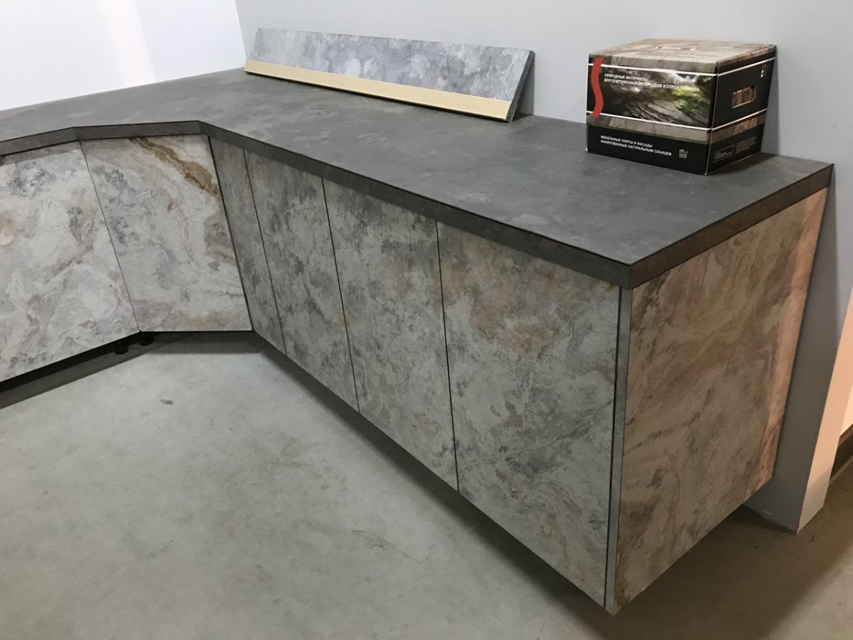 Фактурные фасады для кухни