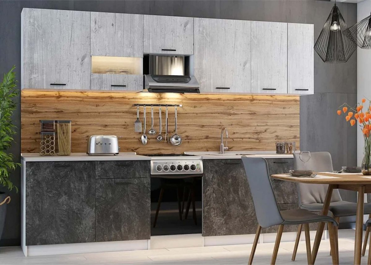 Кухня под бетон