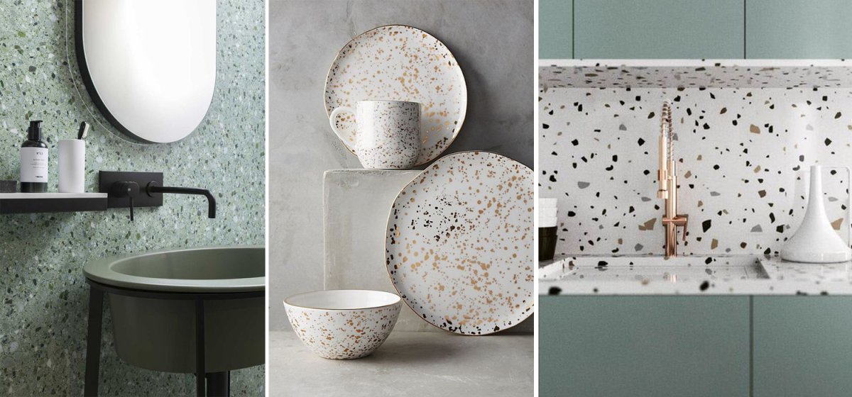 Терраццо на кухне