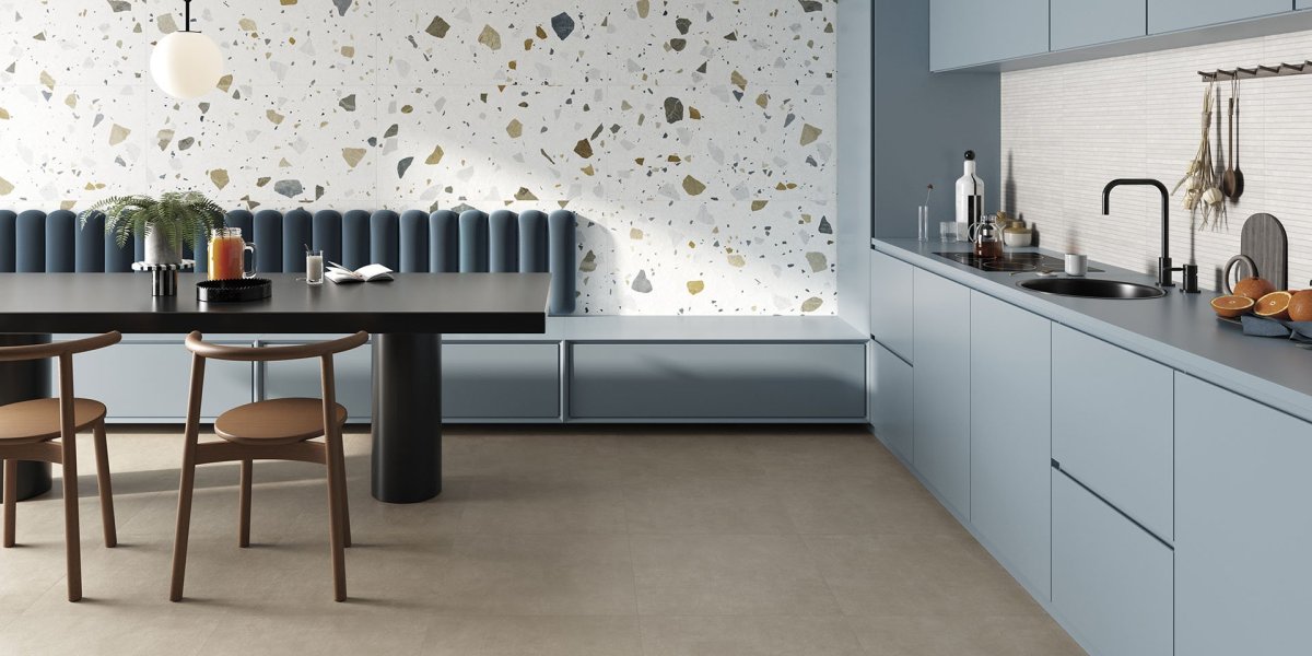 Терраццо фартук на кухню