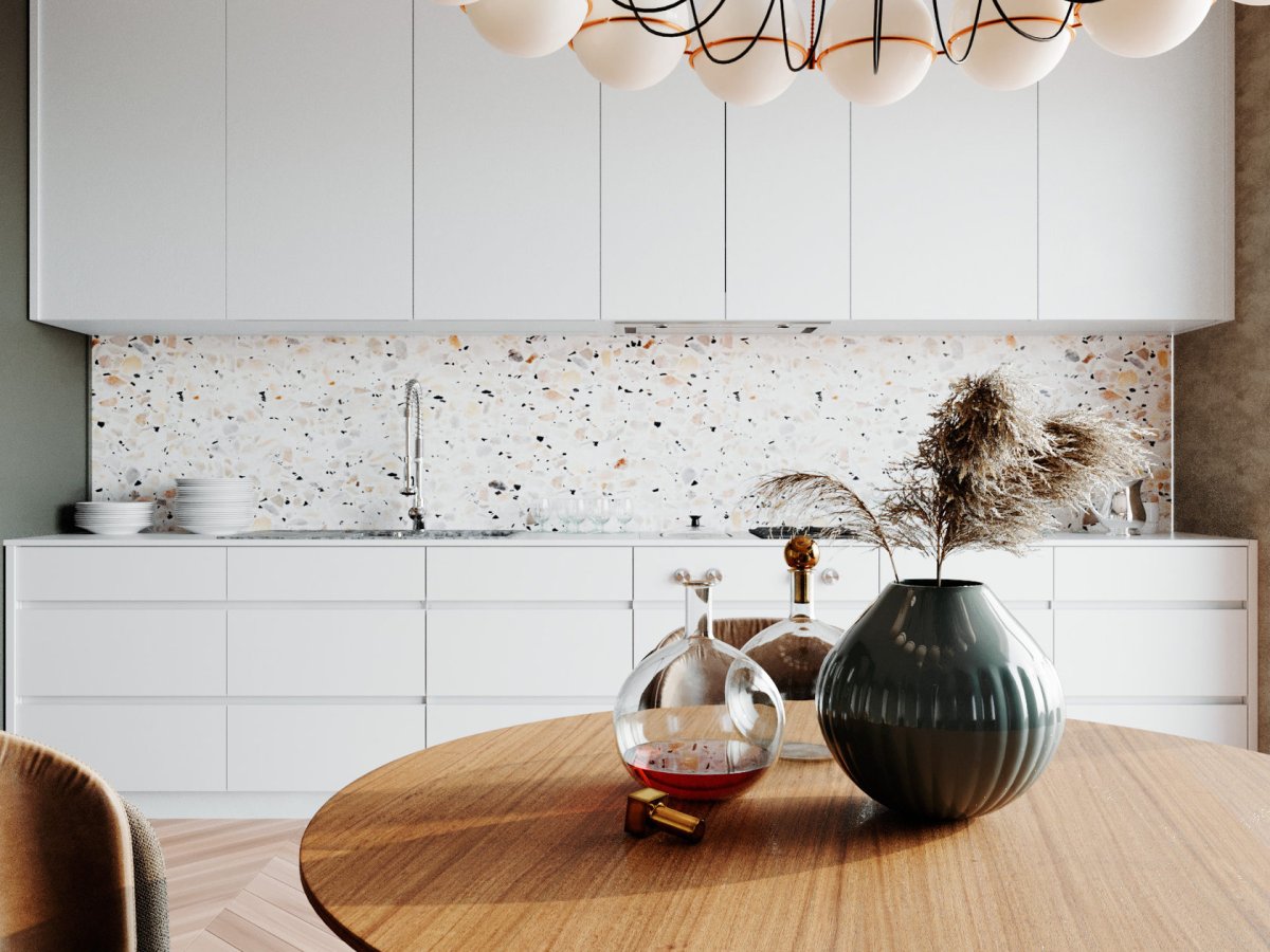 Терраццо в интерьере 2022