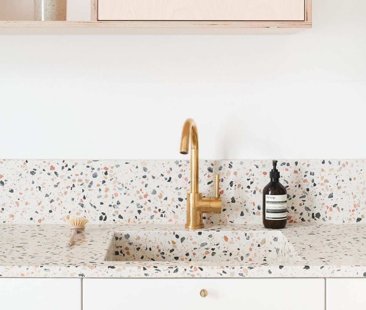 Терраццо фартук на кухню