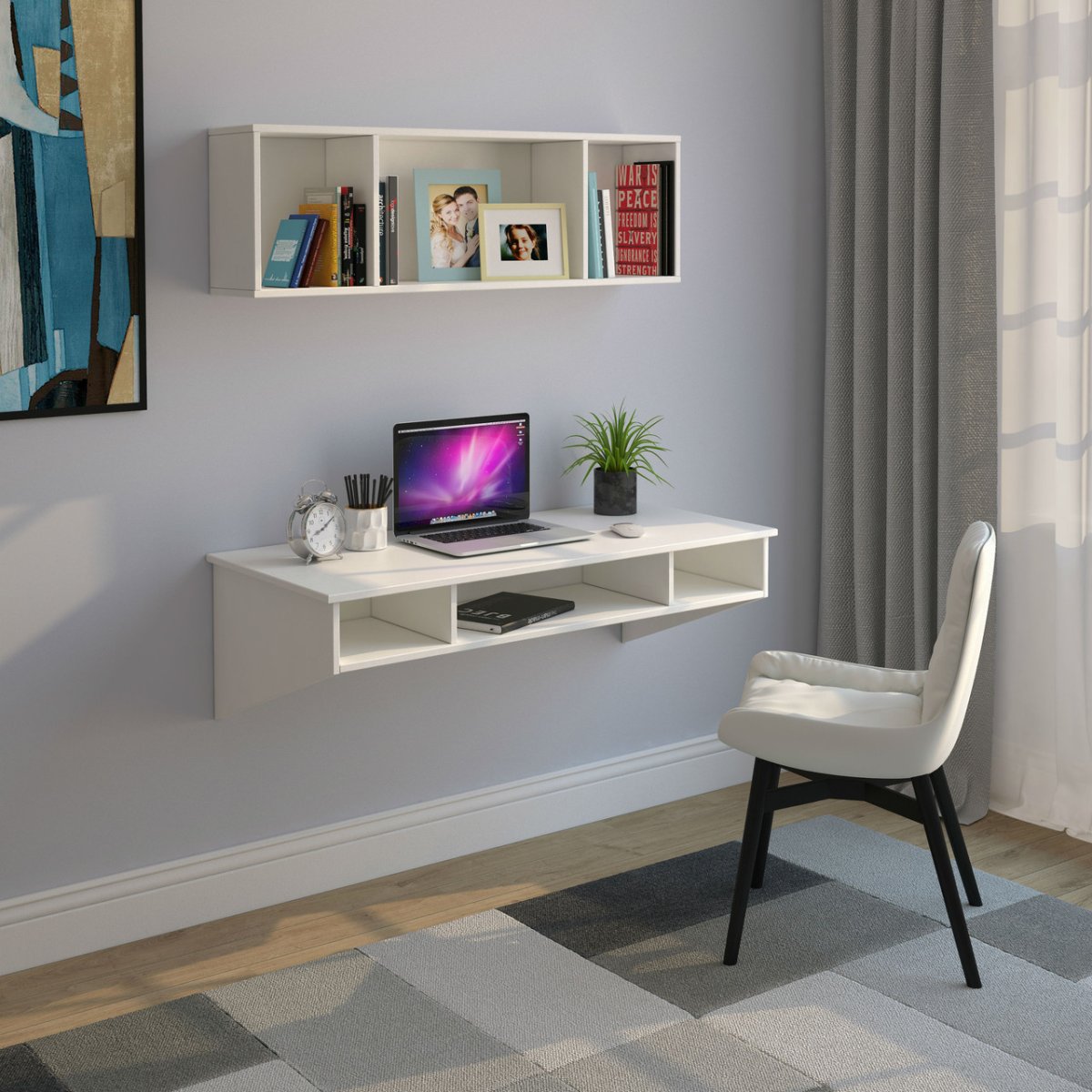 Полочки над столом