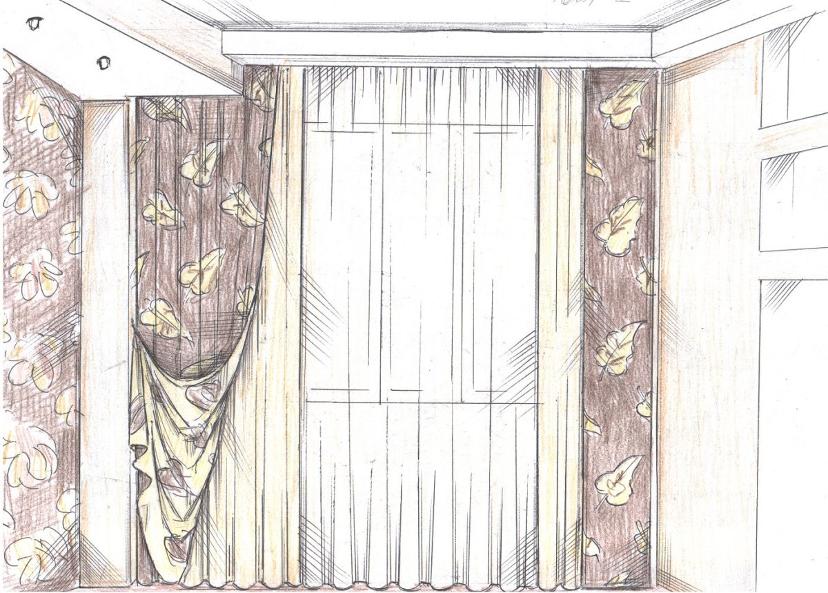 Эскизы штор